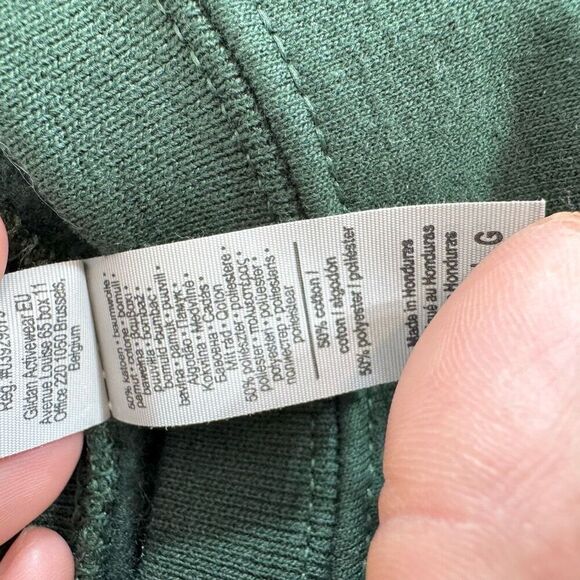 Silly Goose University Sweatshirt Womens Large Green Embroidered Crewneck - Picture 5 of 8